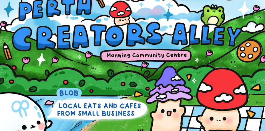 Perth Creators Alley: Local Illustrators,Cafes and Workshops