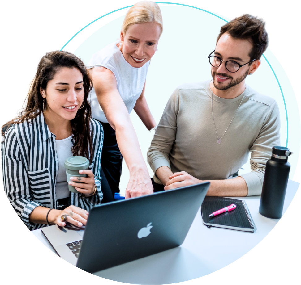 Students learning together